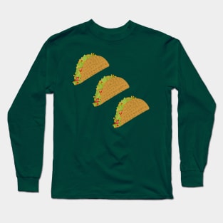 Tres Tacos Long Sleeve T-Shirt